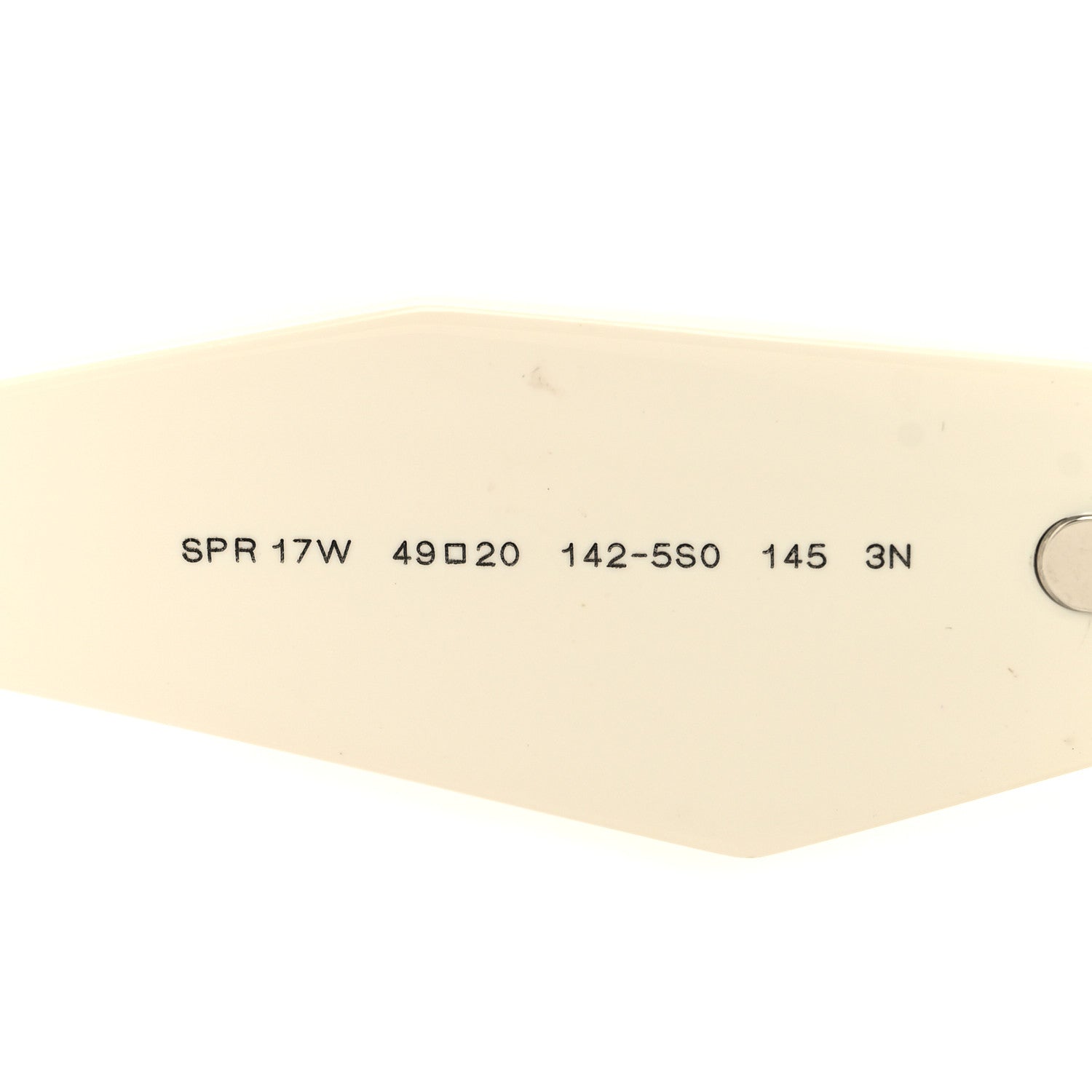 Prada Acetate Symbole Sunglasses SPR 17W White 6 of 9