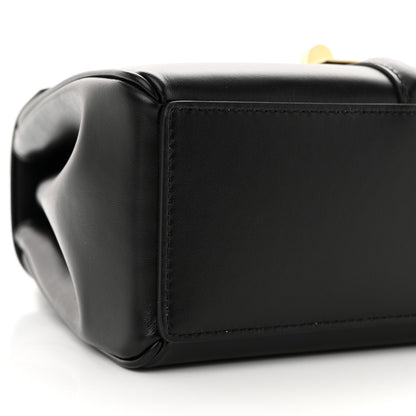 Celine Satinated Calfskin Mini 16 Top Handle Bag Black 9 of 12