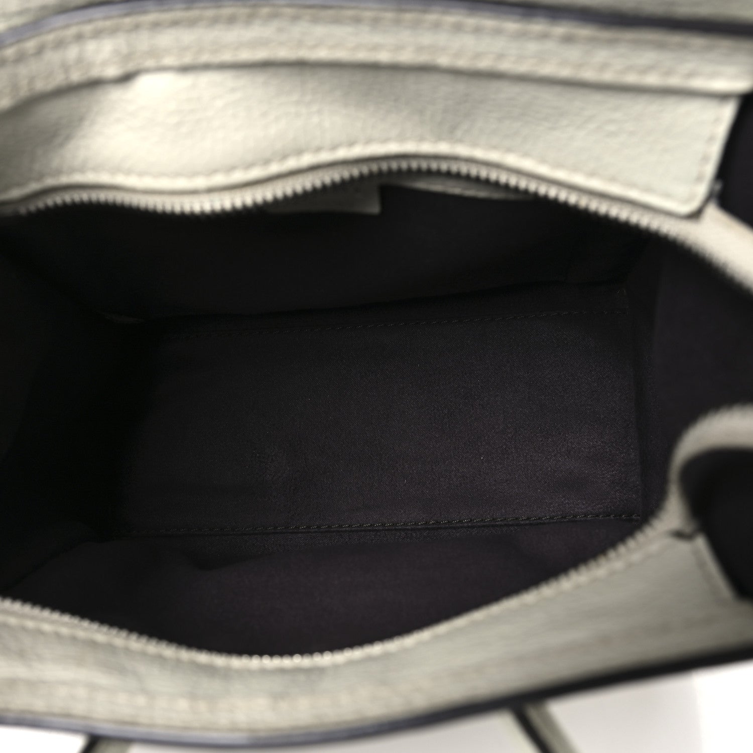 Celine Drummed Calfskin Nano Luggage Lune 5 of 15