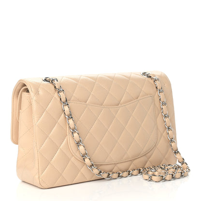 Chanel Caviar Quilted Medium Double Flap Beige 3 of 9