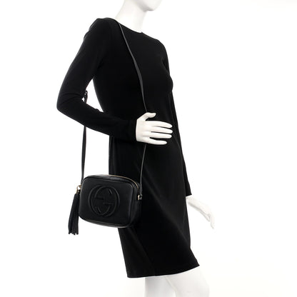 Gucci Pebbled Calfskin Small Soho Disco Bag Black 2 of 8