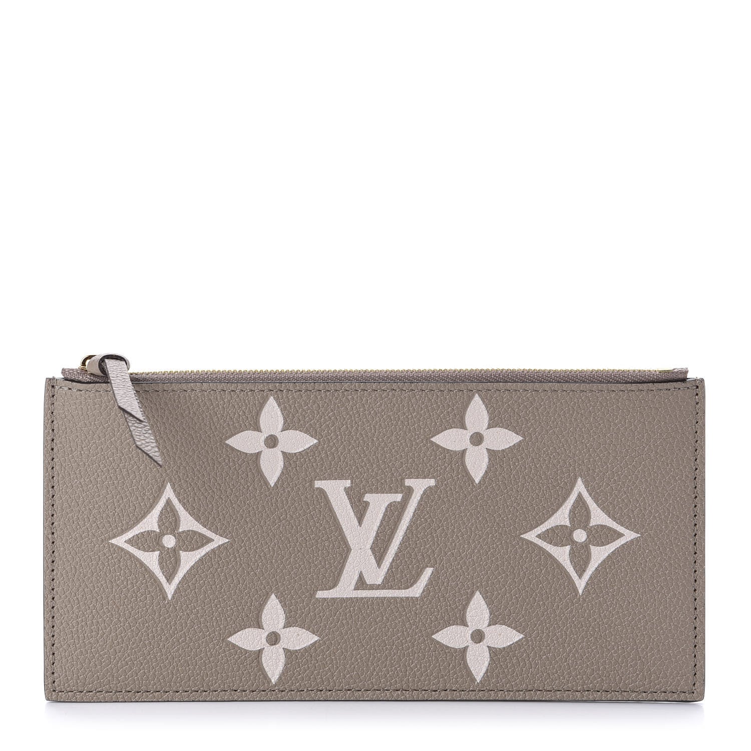 Louis Vuitton Empreinte Monogram Giant Pochette Felicie Zippered Insert Tourterelle Creme 1 of 8