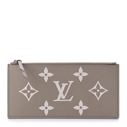 Louis Vuitton Empreinte Monogram Giant Pochette Felicie Zippered Insert Tourterelle Creme 1 of 8
