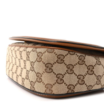 Gucci GG Monogram Calfskin Medium Blondie Top Handle Bag Beige Dark Brown 10 of 10