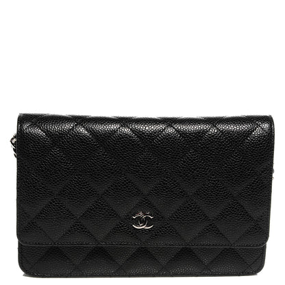 Chanel Caviar Quilted Wallet On Chain WOC Black 1 of 10