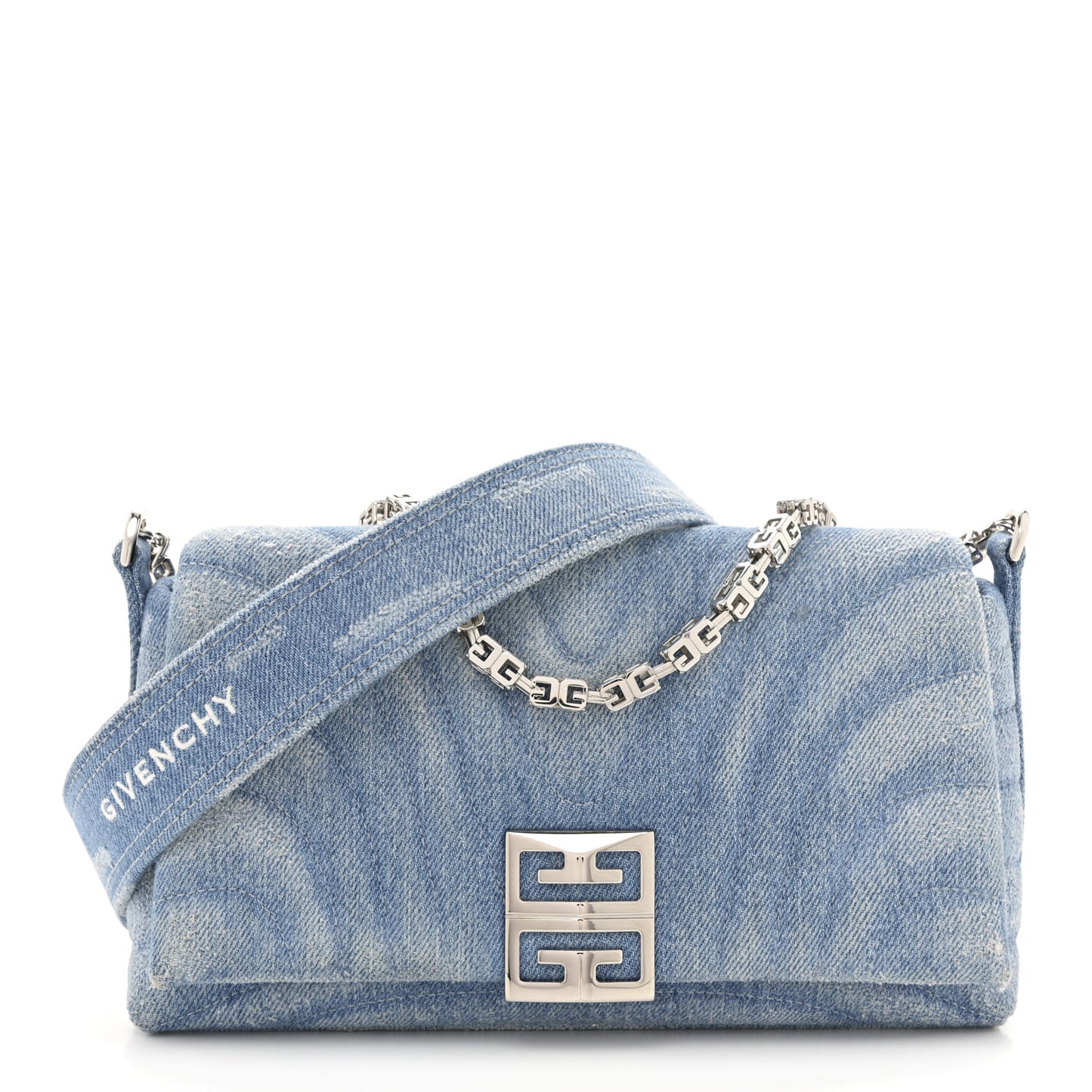 Denim Ombre Small 4G Shoulder Bag Blue