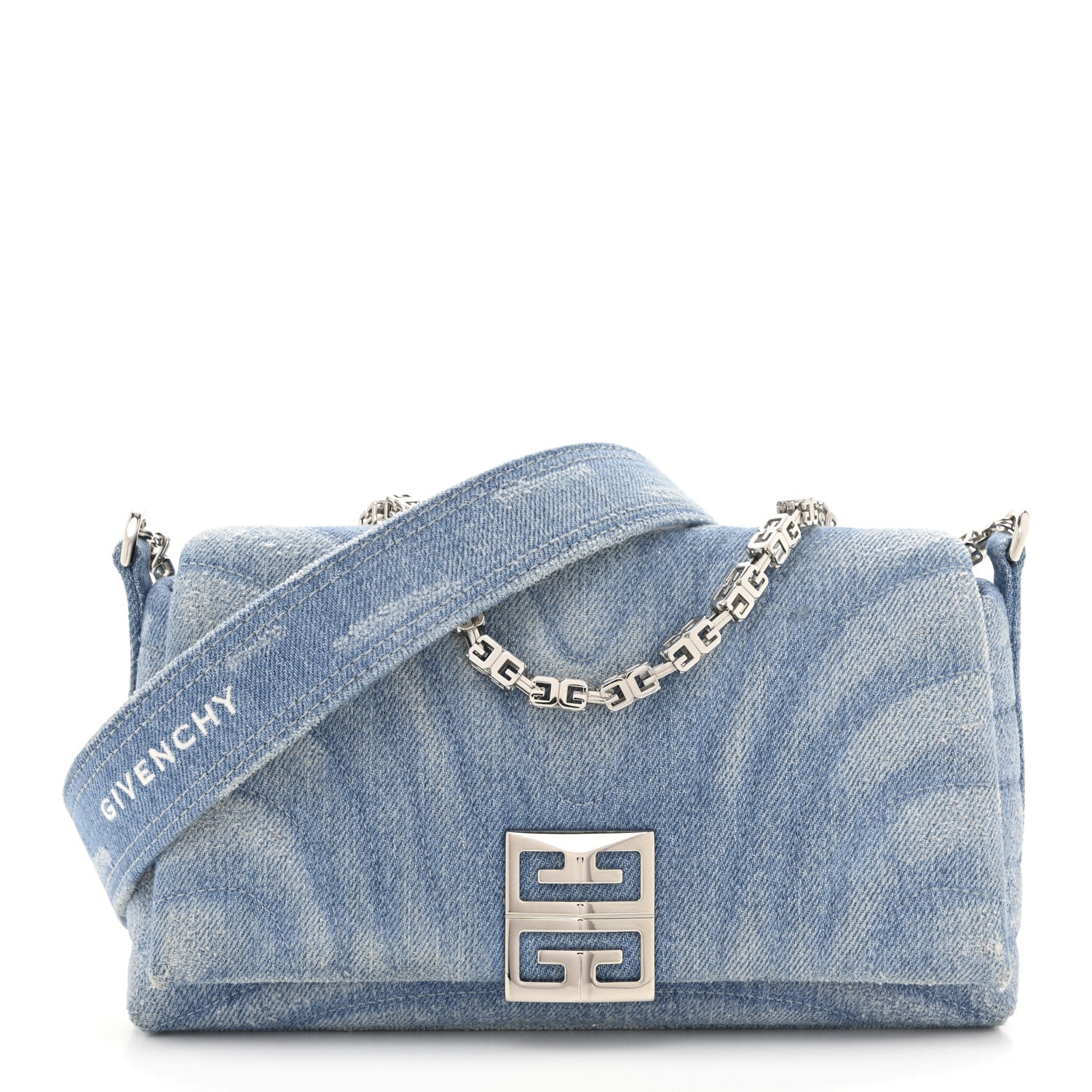 Givenchy Denim Ombre Small 4G Shoulder Bag Blue 1 of 12