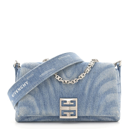 Givenchy Denim Ombre Small 4G Shoulder Bag Blue 1 of 12