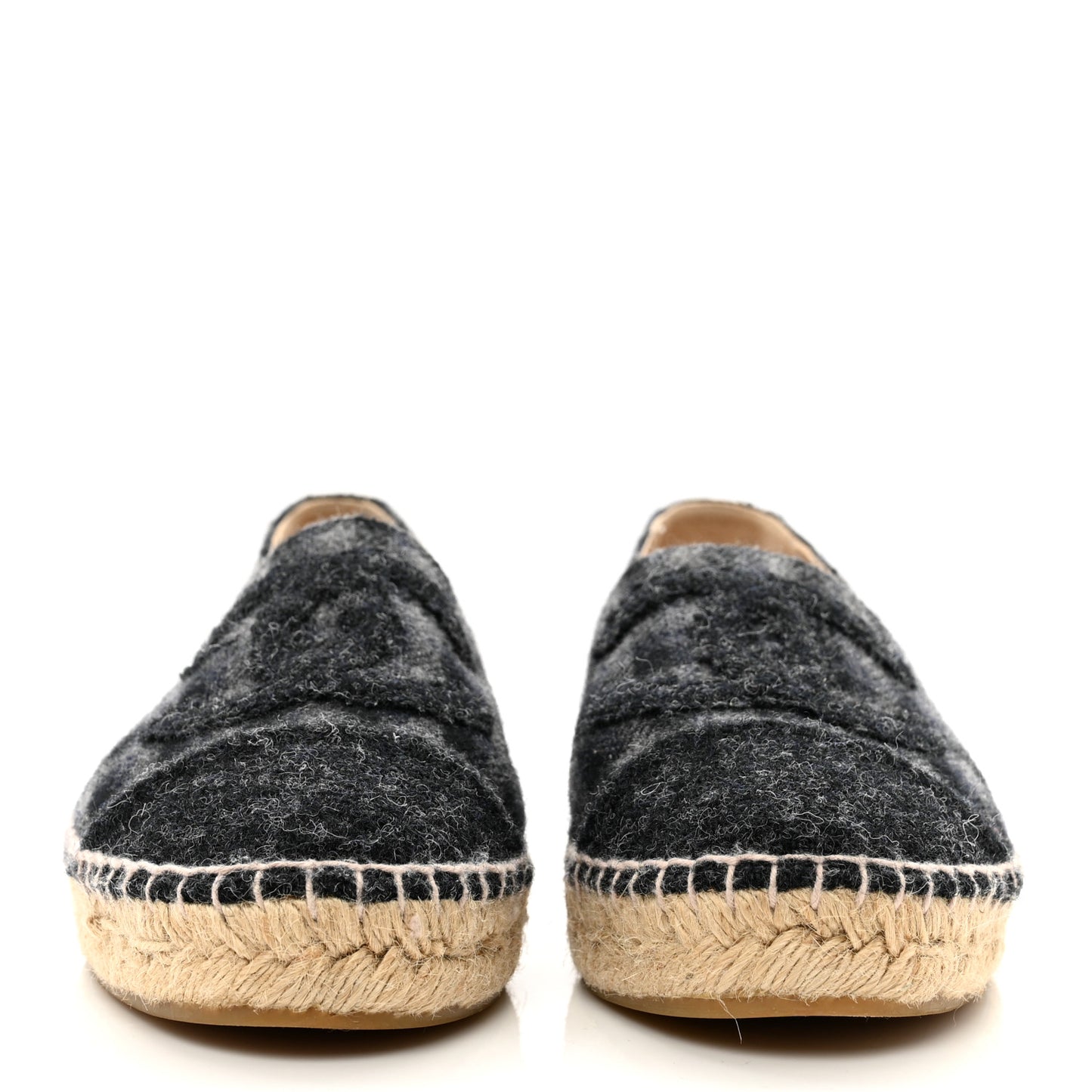 Flannel CC Espadrilles 38 Dark Grey Black