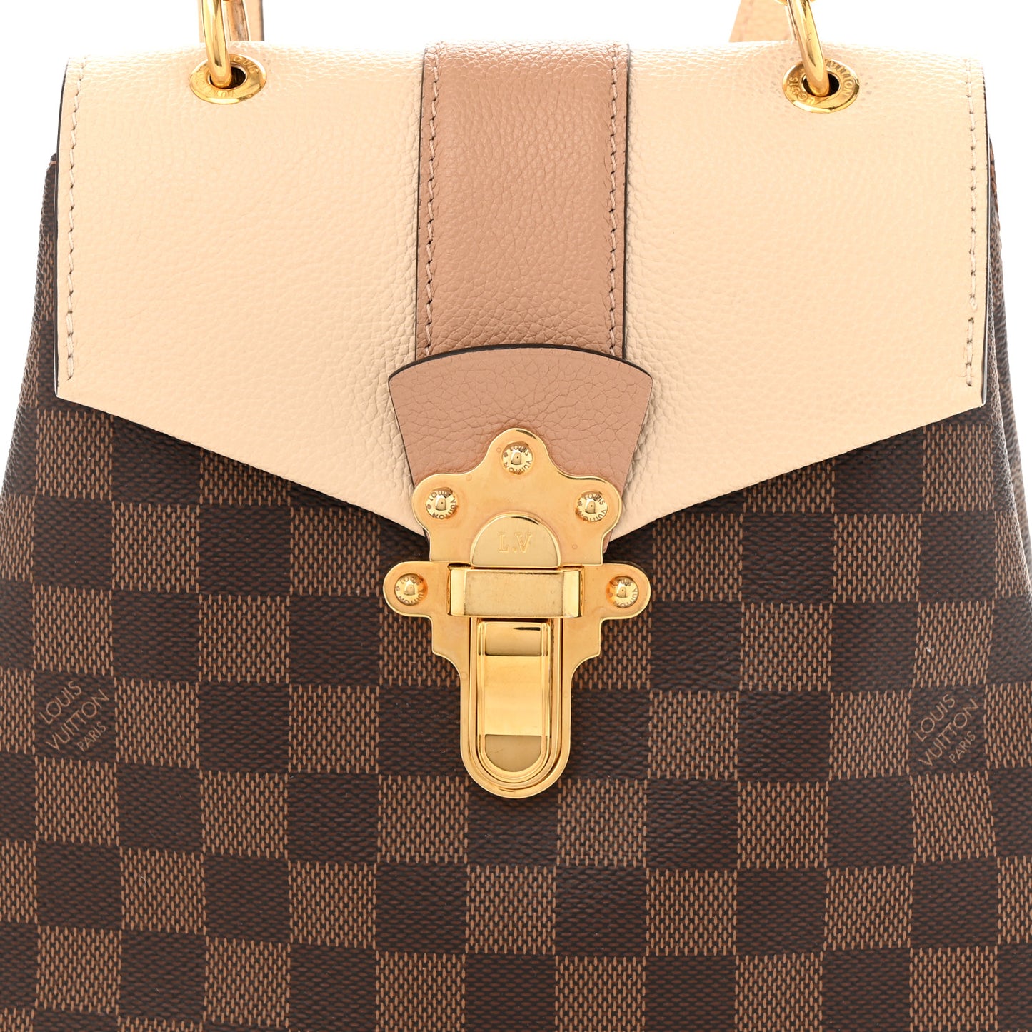 Damier Ebene Clapton Backpack Creme