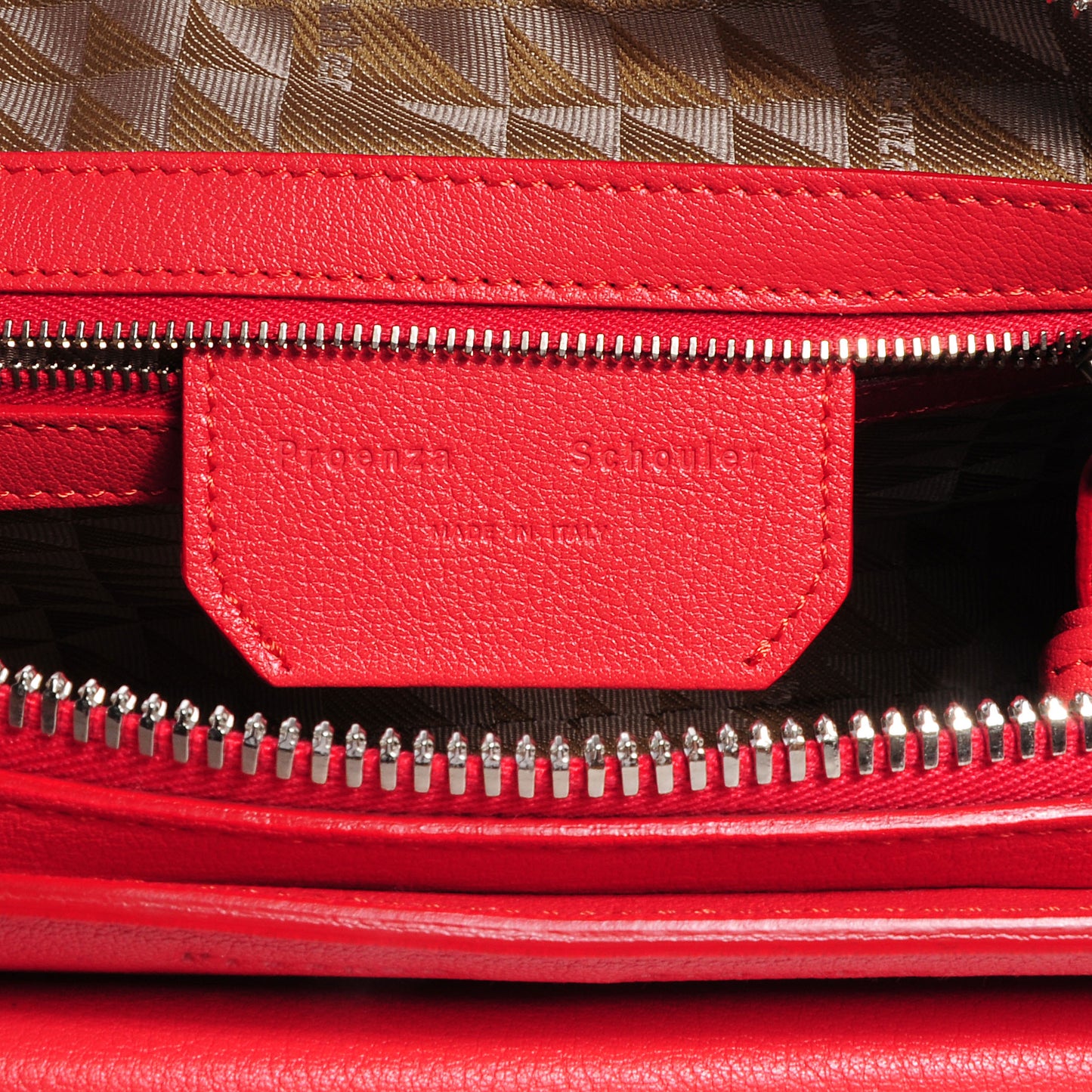Leather PS13 Clutch Poppy