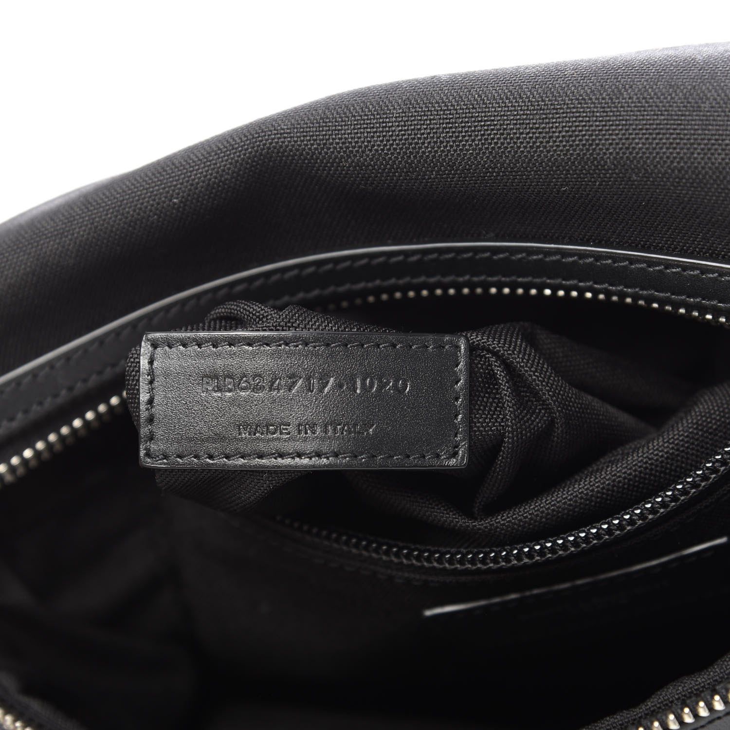 Saint Laurent Canvas Calfskin City Belt Bag Black 7 of 10