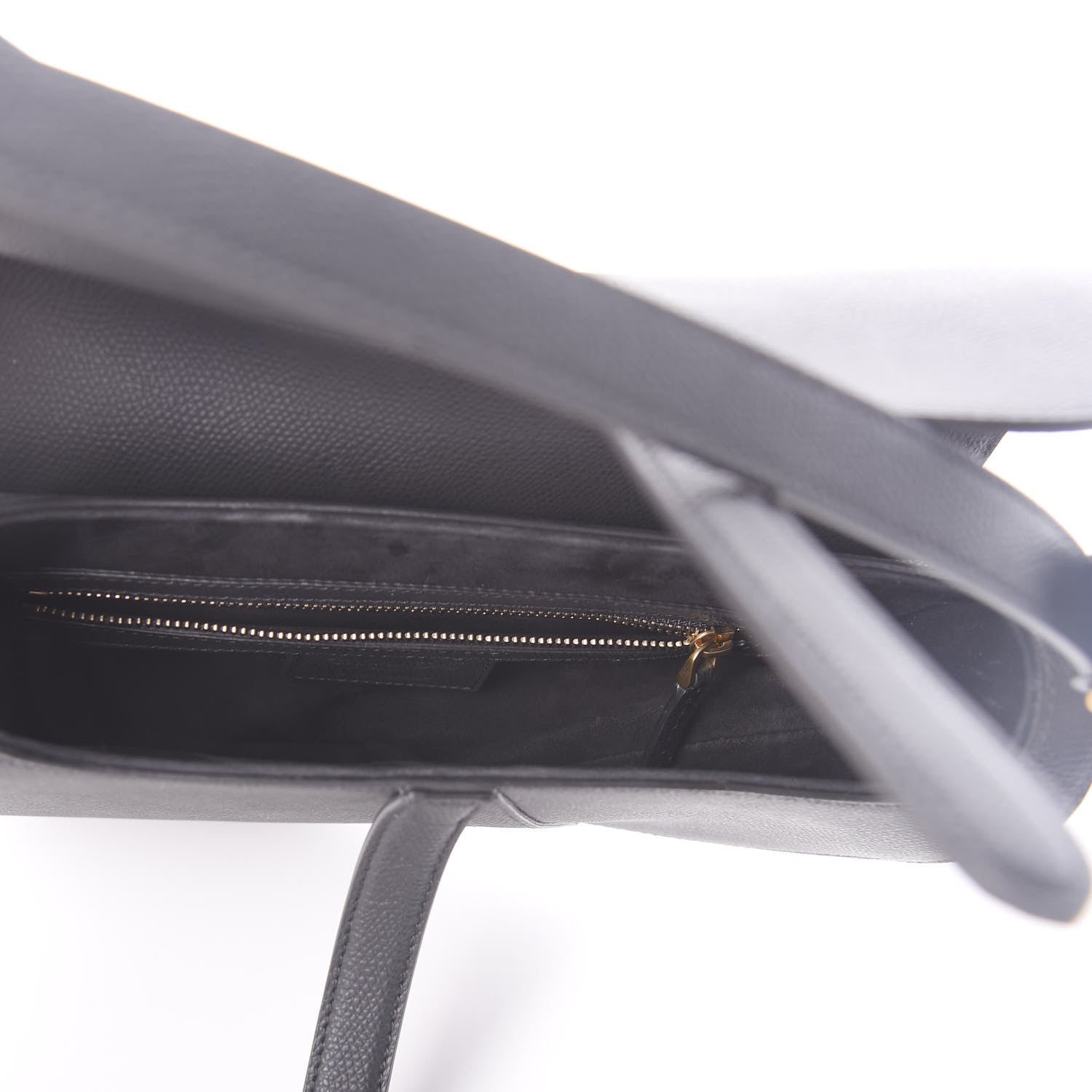 Christian Dior Grained Calfskin Saddle Bag Black 7 of 8