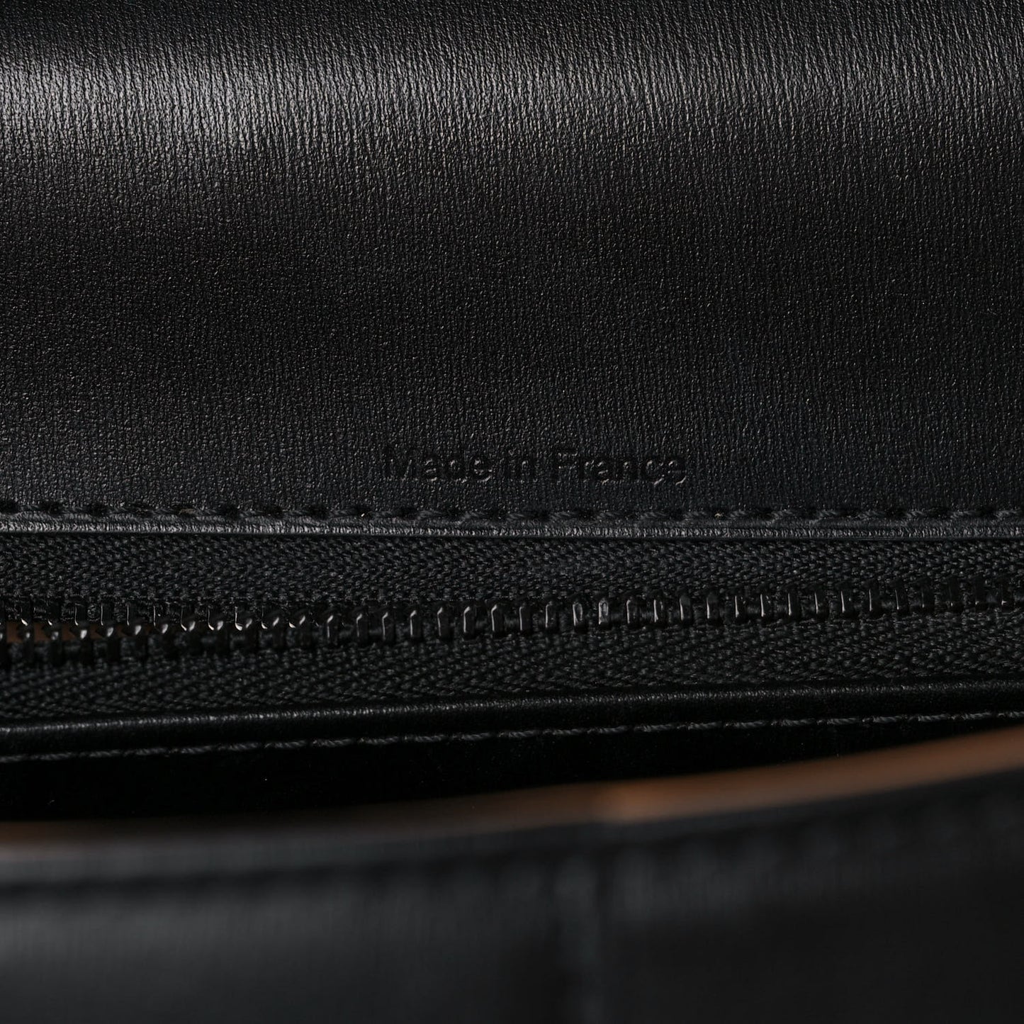Calfskin MM L'Humour Brillant Satchel Black