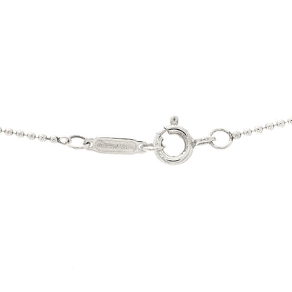 Tiffany Sterling Silver 1.2mm Bead Chain Necklace 16" 4 of 7