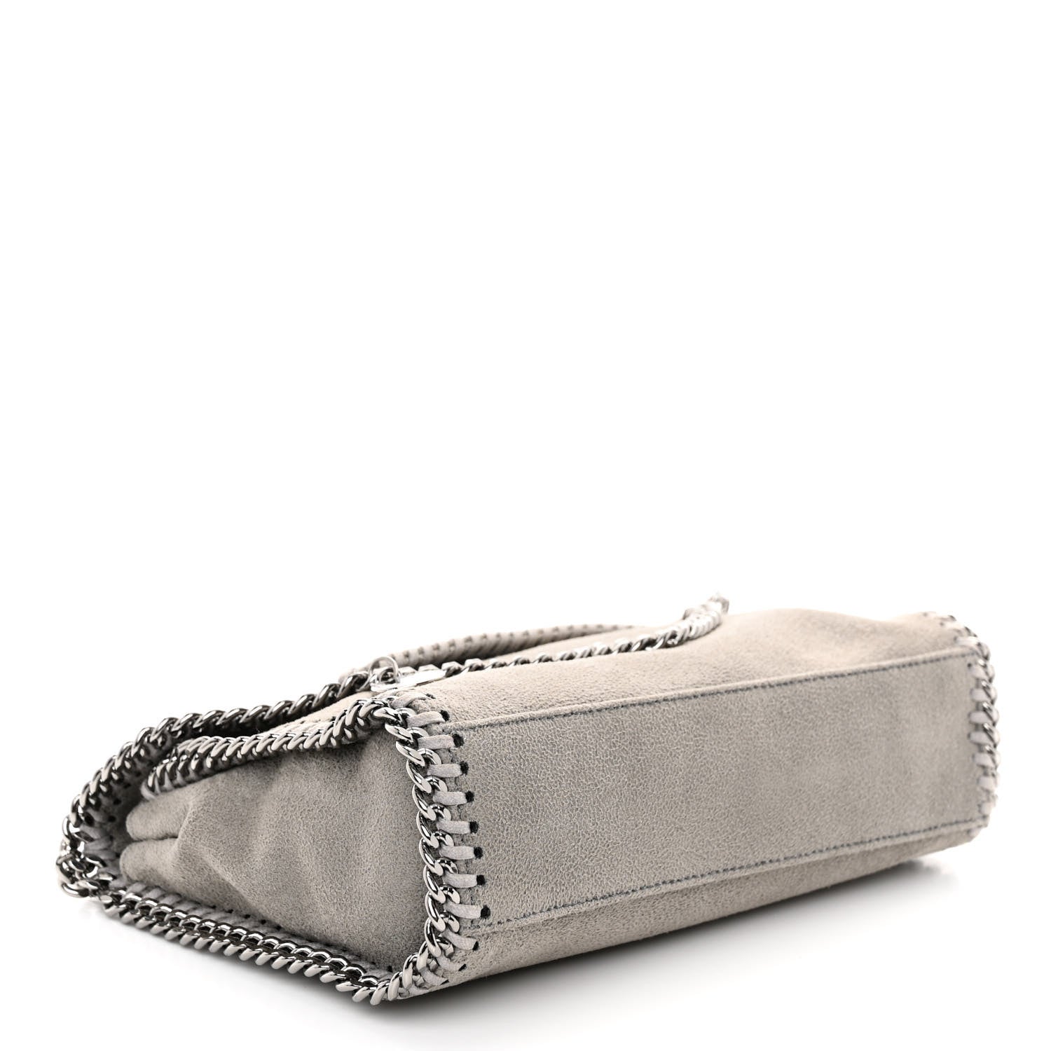 Stella McCartney Shaggy Deer Mini Falabella Crossbody Bag Grey 4 of 9