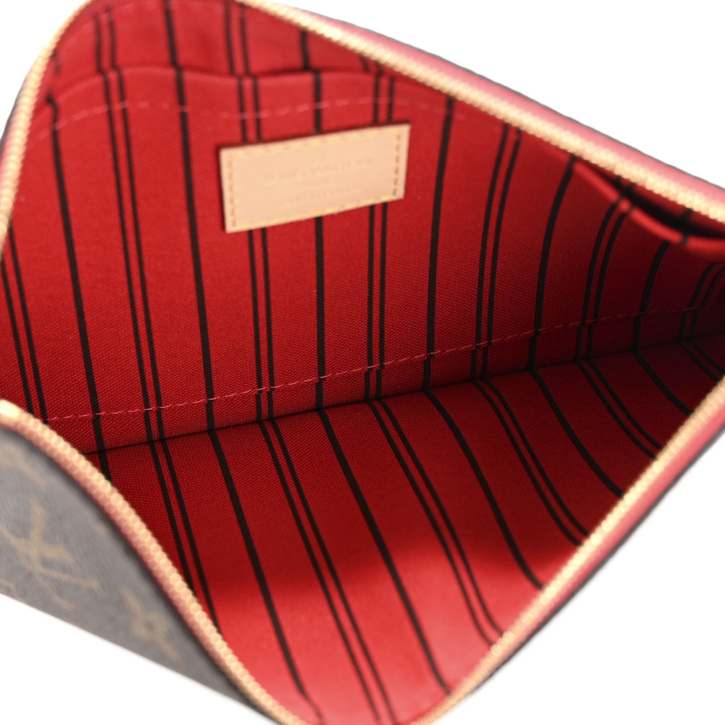 Monogram Neverfull MM GM Pochette Cherry
