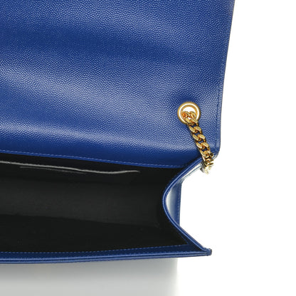 Saint Laurent Grain De Poudre Medium Classic Monogram Kate Satchel Ultramarine 5 of 6