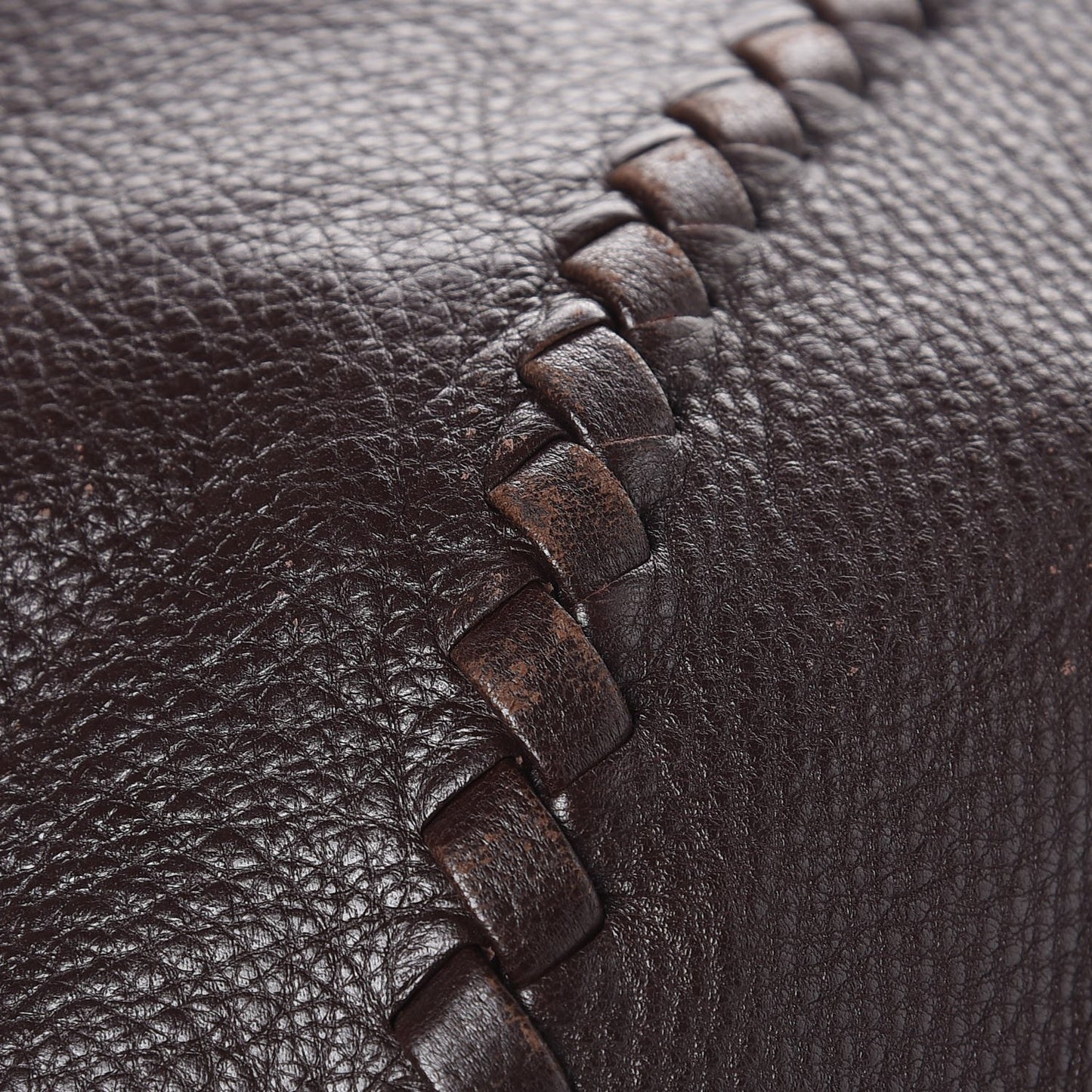 Cervo Deerskin Large Hobo Ebano