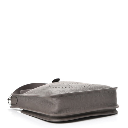 Hermes Taurillon Clemence Evelyne III PM Etain 4 of 8