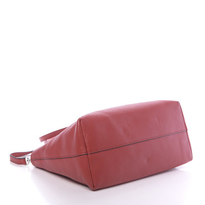 Prada Vitello Daino Tote Rosso 4 of 10