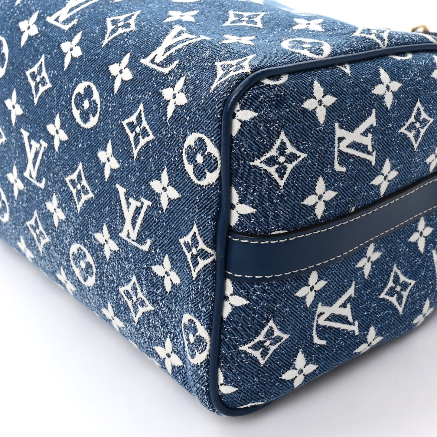 Monogram Jacquard Denim Speedy Bandouliere 25 Bleu