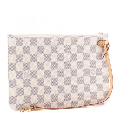Louis Vuitton Damier Azur Neverfull MM GM Pochette 2 of 8
