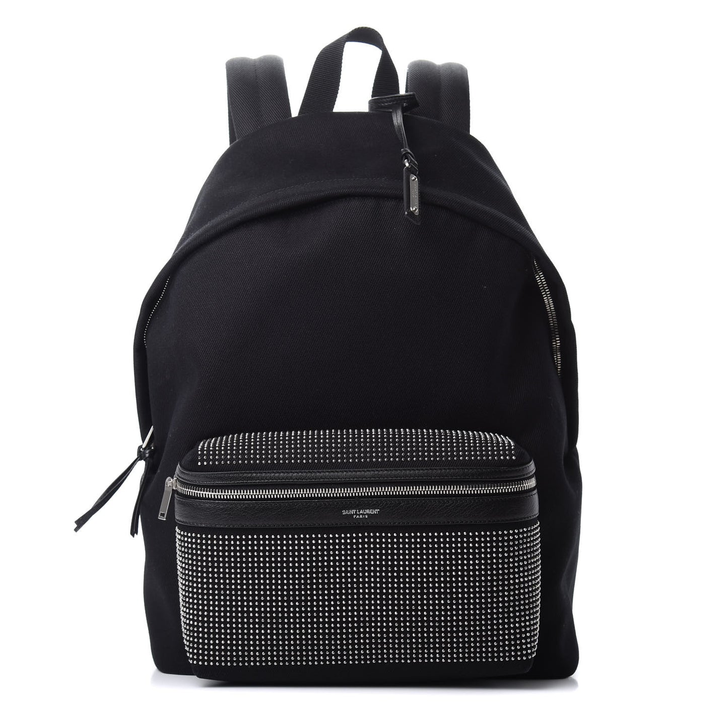 Canvas City Studded Backpack Black