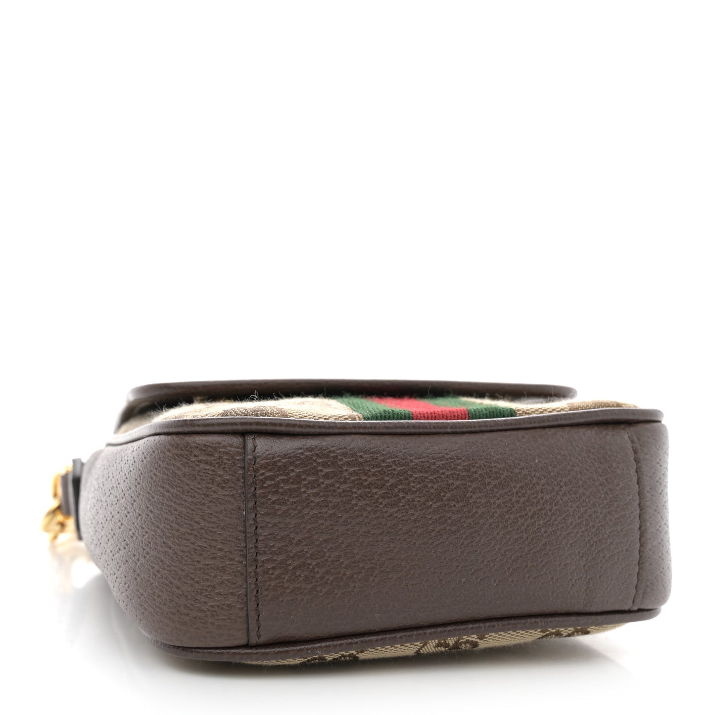 X PALACE GG P Canvas Monogram Web Flap Messenger Brown