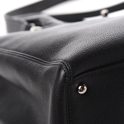 Chanel Calfskin Cerf Shopper Tote Black 8 of 11