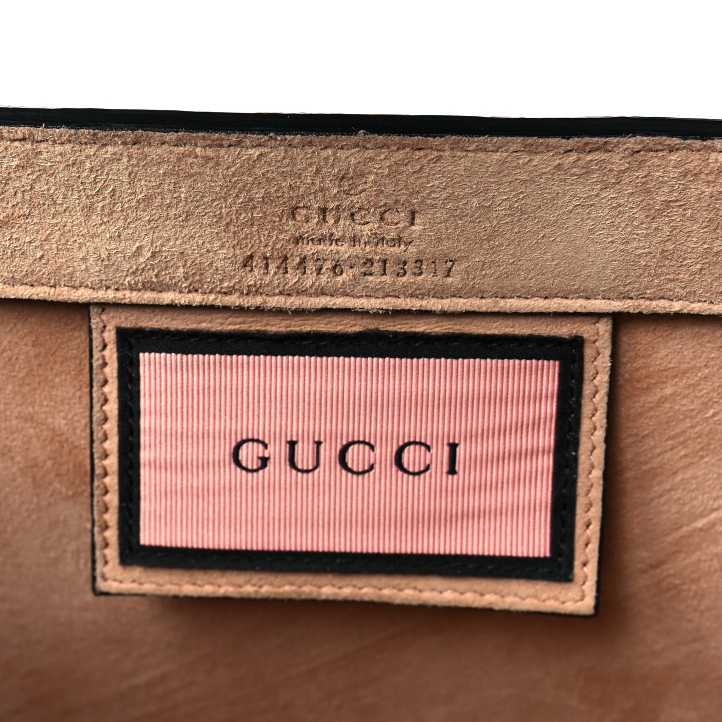Calfskin GucciGhost Real Medium XL Tote Black Yellow