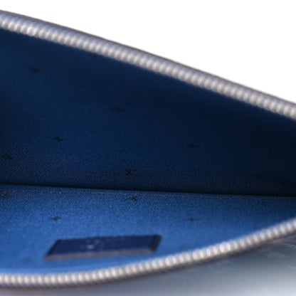 Louis Vuitton Monogram Escale Neverfull MM GM Pochette Blue 5 of 8