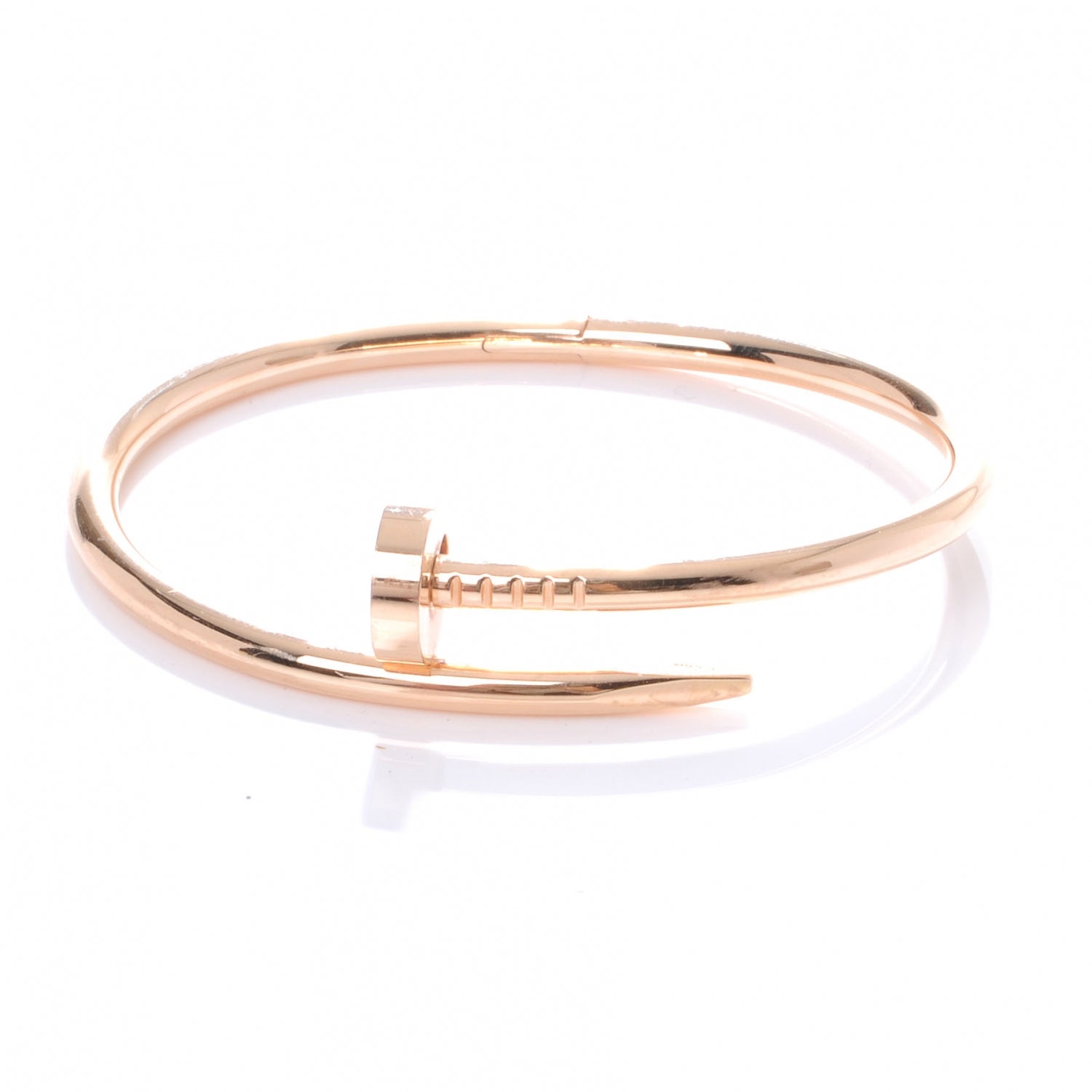 Cartier 18K Pink Gold Juste Un Clou Bracelet 16 1 of 5