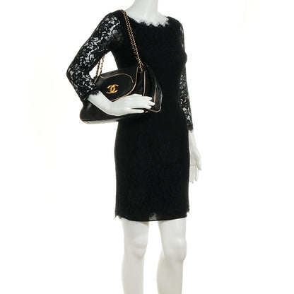 Chanel Lambskin Paris Moscou Constructivism Accordion CC Flap Bag Black 2 of 7