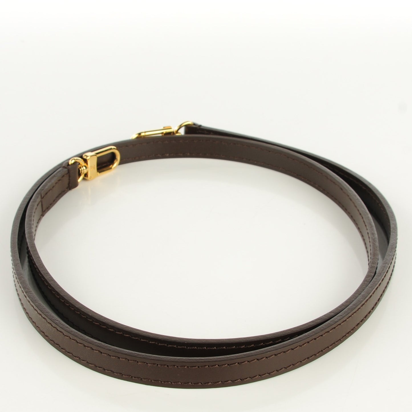 Calfskin Shoulder Strap Brown