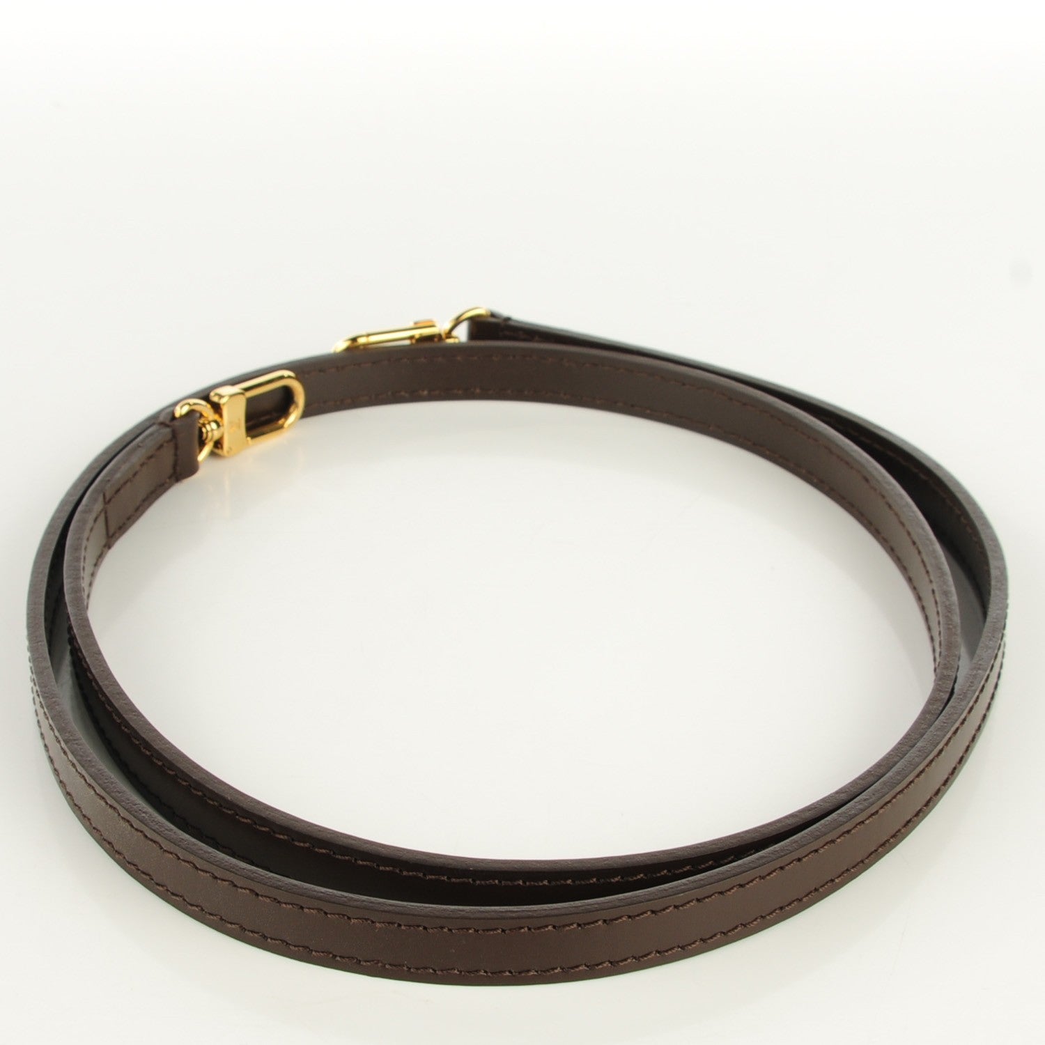 Louis Vuitton Calfskin Shoulder Strap Brown 3 of 4