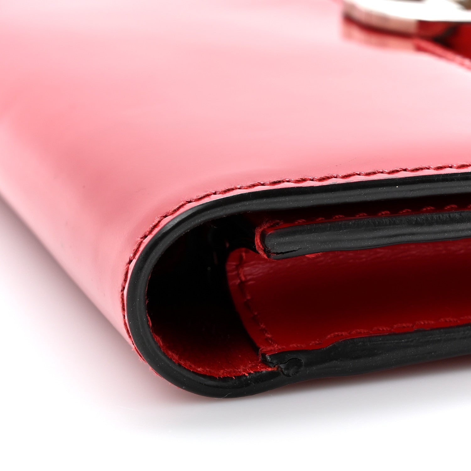 Gucci Shade Lux Calfskin Icon Wallet Hibiscus Red 15 of 17