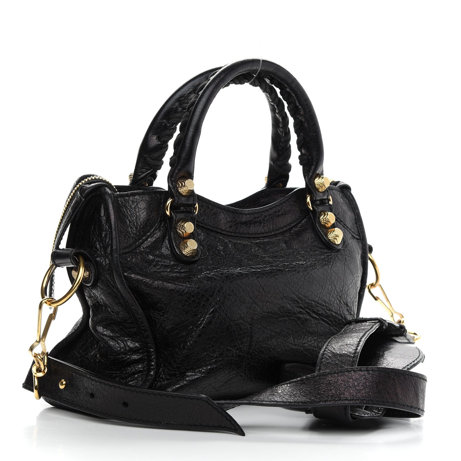 Balenciaga Agneau Giant 12 Gold Hardware Mini City Black 2 of 8