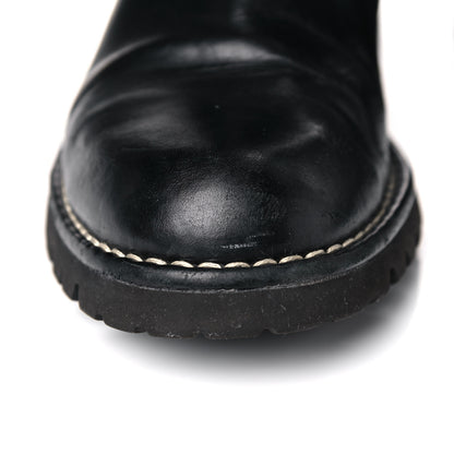Chanel Calfskin Quilted Biker Boots 40.5 Black 12 of 12