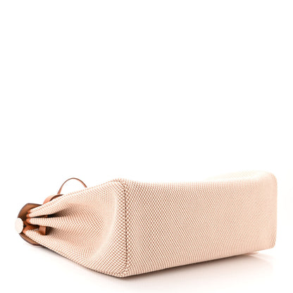 Hermes Vache Hunter Criss Viking Herbag Zip Retourne 31 PM Ecru Beige Naturel 5 of 13