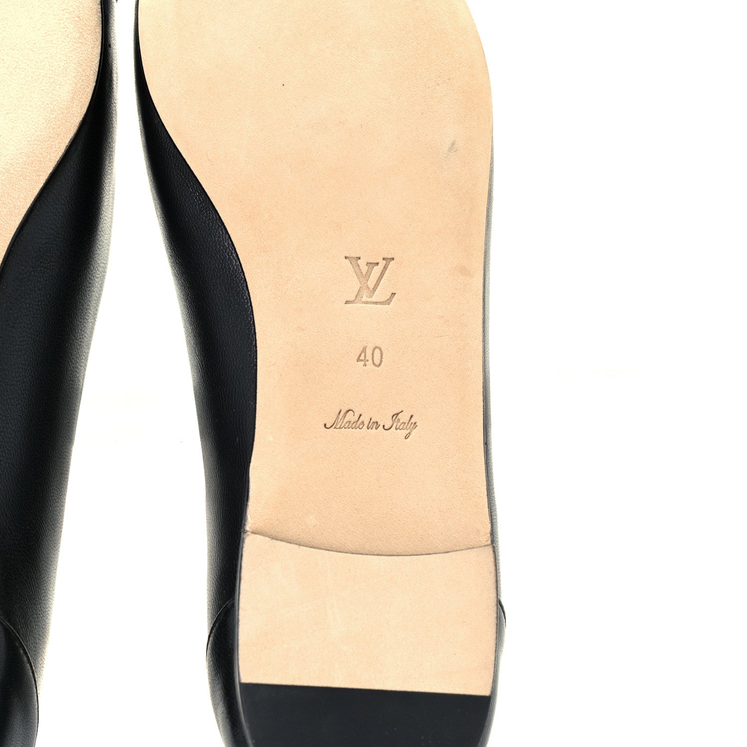 Louis Vuitton Lambskin Capucines Flat Ballerinas 40 Black 8 of 11