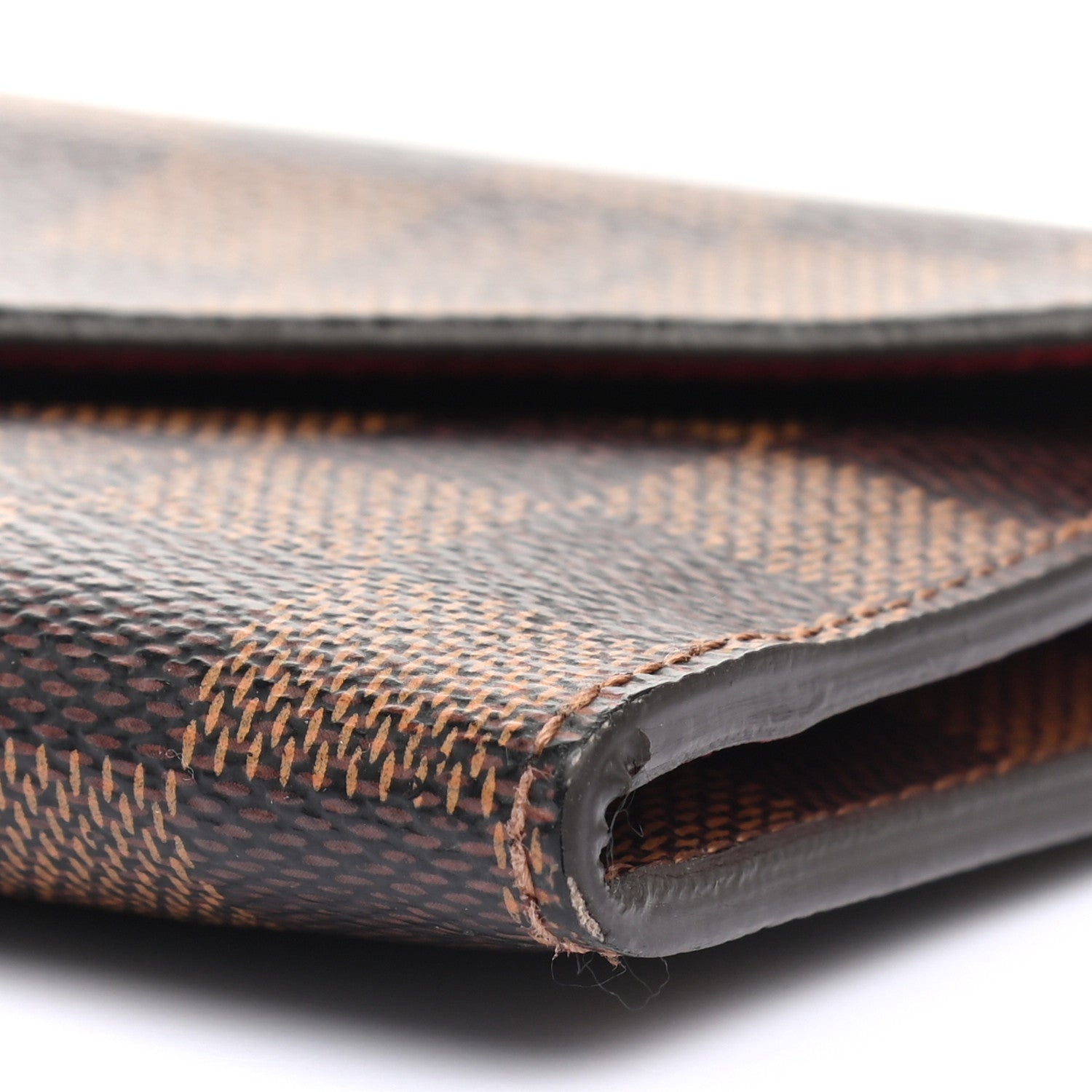 Louis Vuitton Damier Ebene Josephine Wallet Red 10 of 10