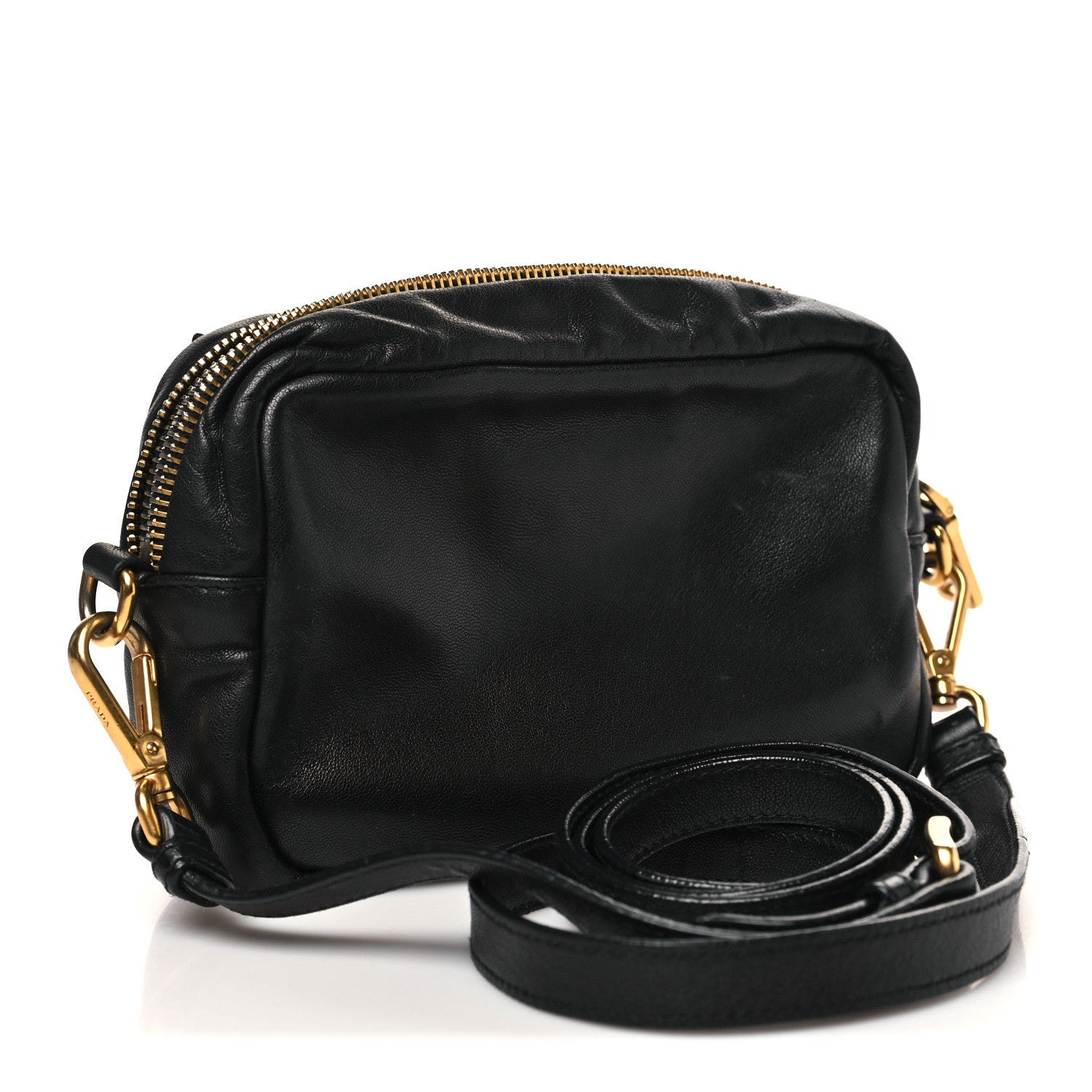 Prada Nappa Bow Camera Bag Black 3 of 10