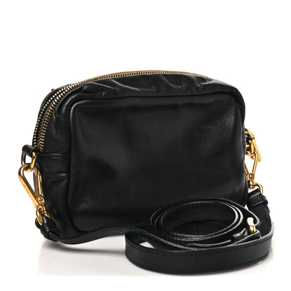 Prada Nappa Bow Camera Bag Black 3 of 10
