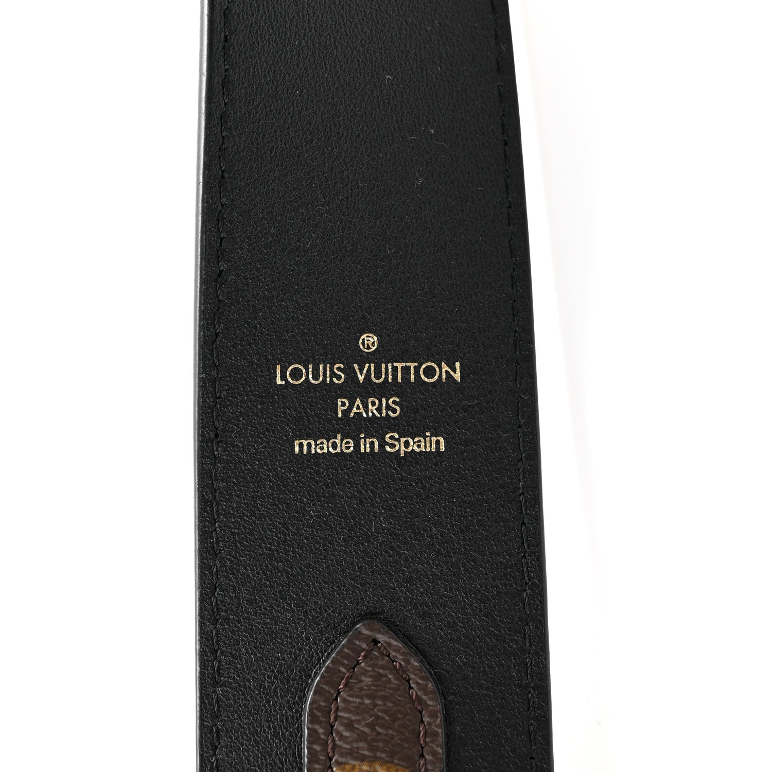 Louis Vuitton Monogram Bandouliere Shoulder Strap Black 4 of 6