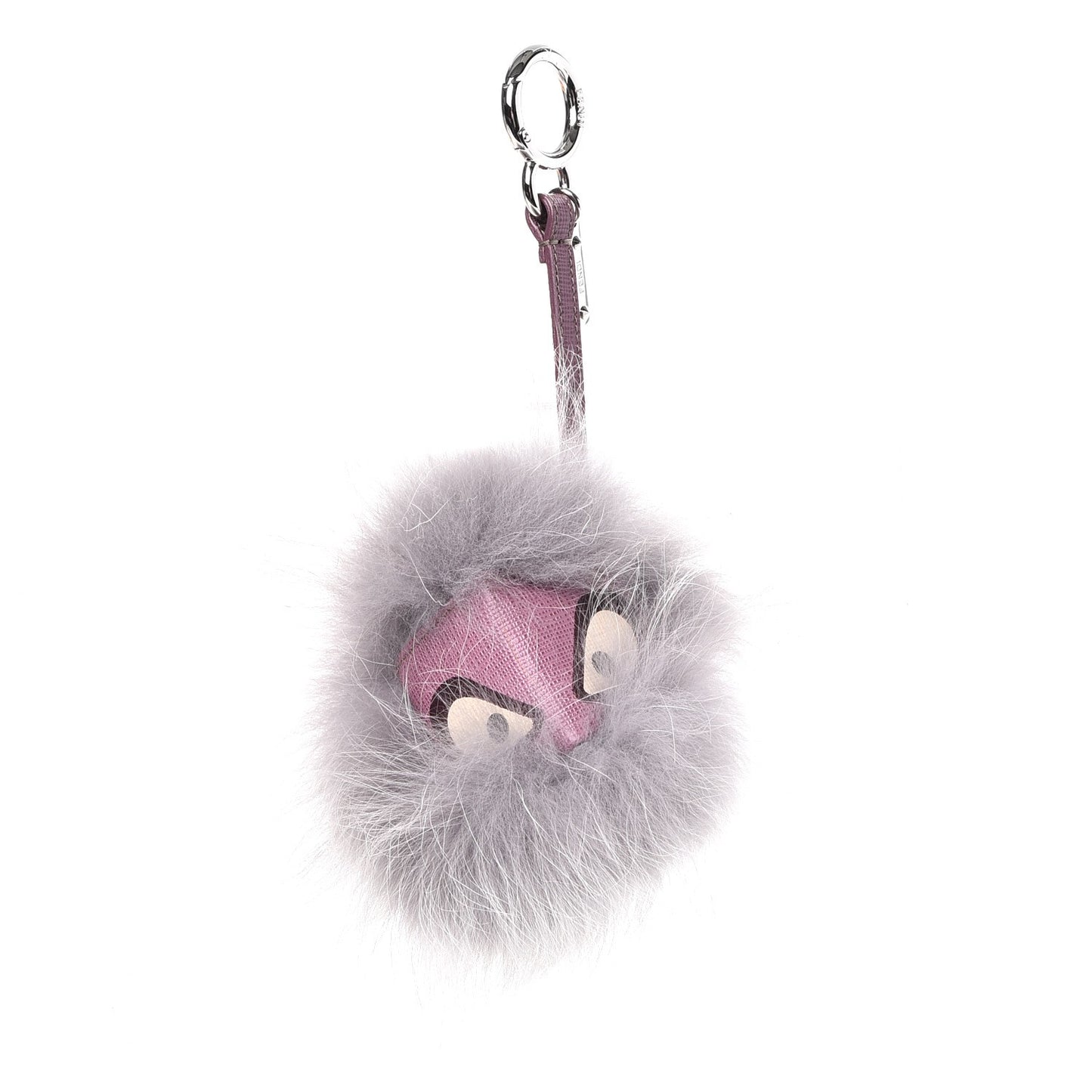 Fox Fur Jessy Jr Monster Bag Bug Charm Lilla Multicolor Perla