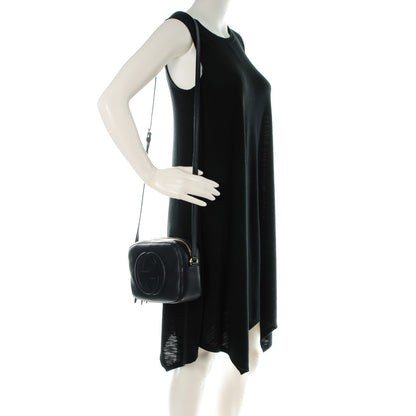 Gucci Pebbled Calfskin Small Soho Disco Bag Blue 2 of 7