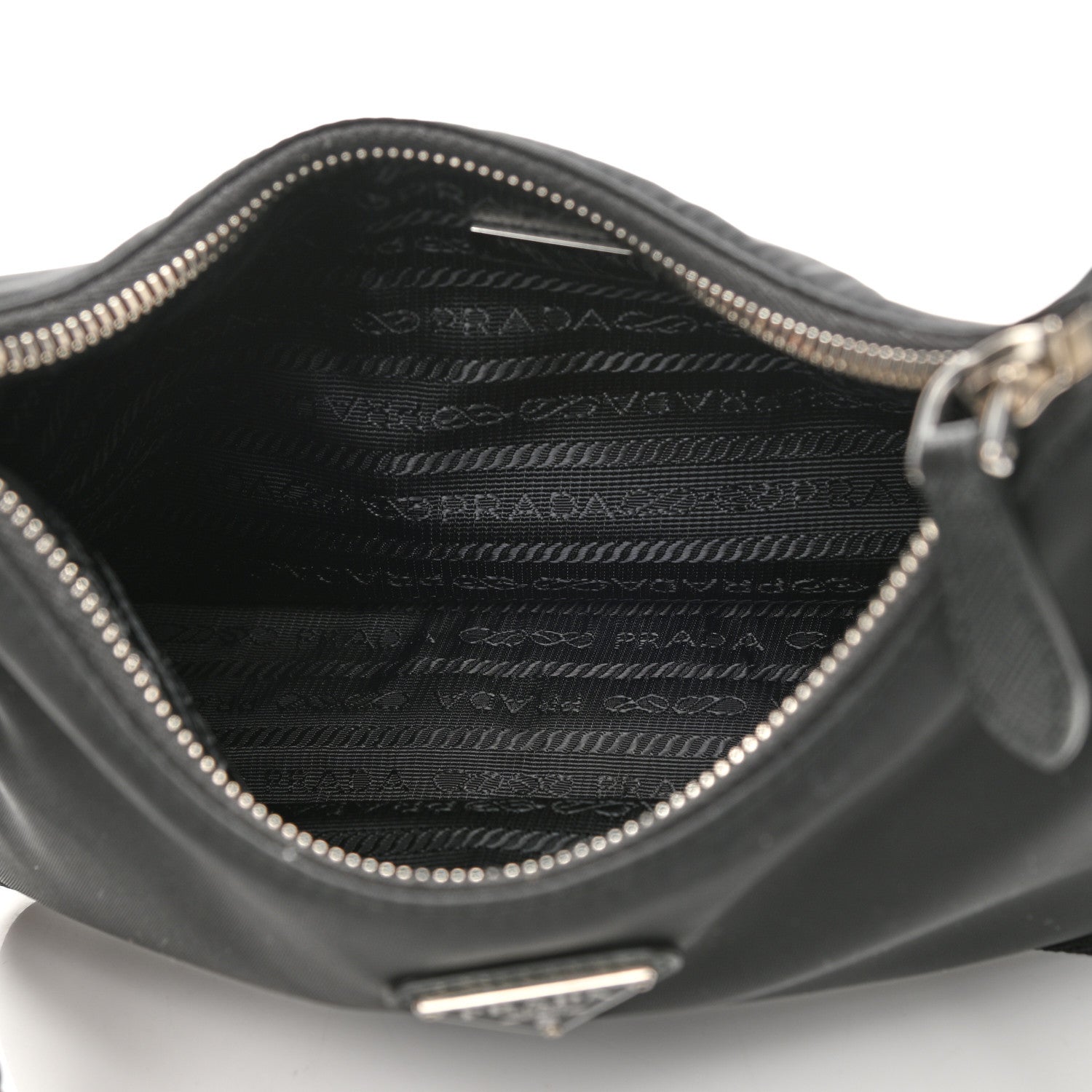 Prada Nylon Re-Edition 2005 Shoulder Bag Black 5 of 10