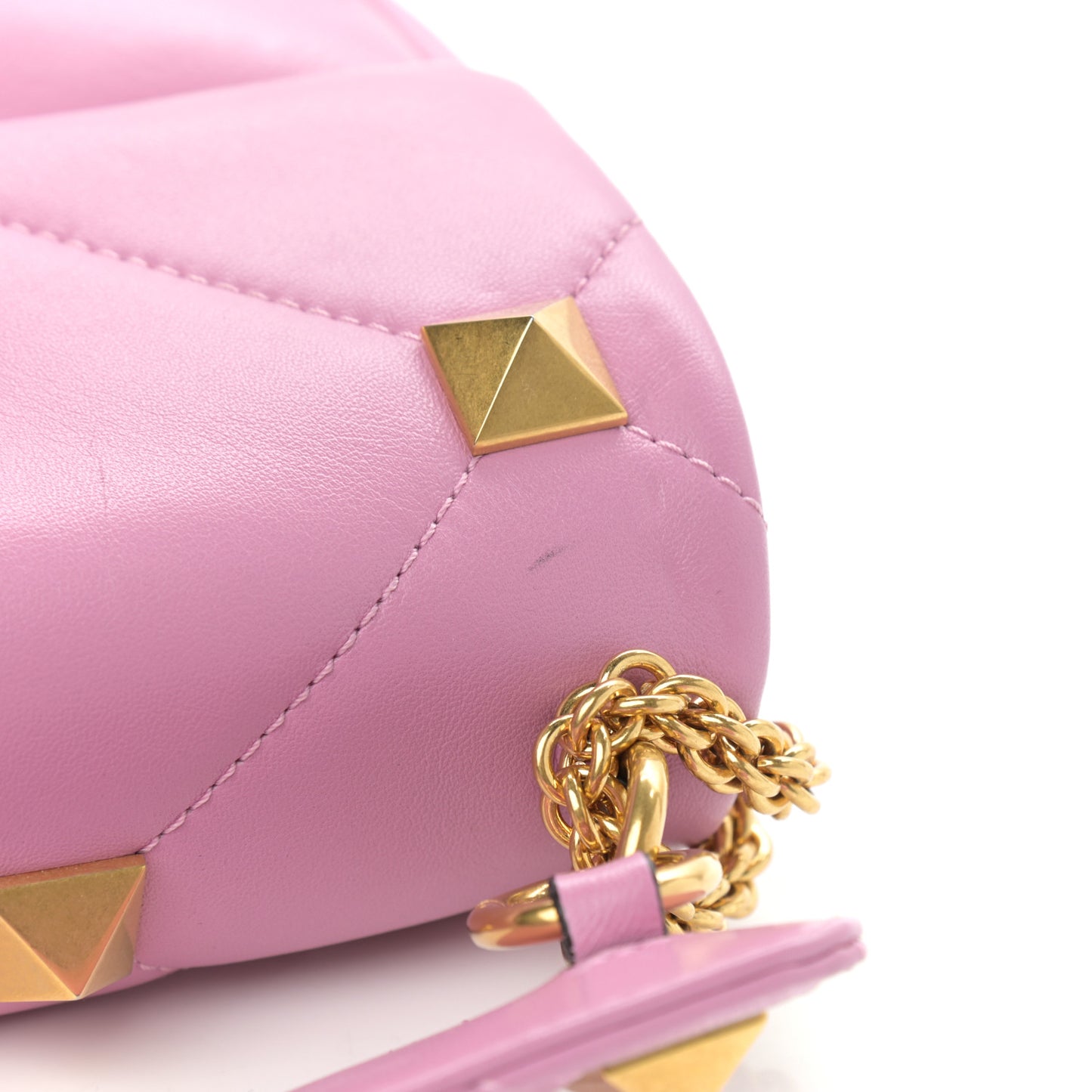Nappa Large Roman Stud Shoulder Bag Giacinto