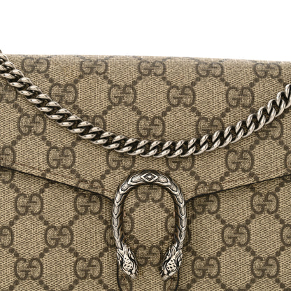 Gucci GG Supreme Monogram Mini Dionysus Chain Wallet Beige Taupe 8 of 13